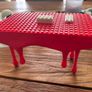 Dripping LEGO-Style Display Shelf  3D Printed Image 3