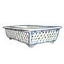 Chinese Qing Reticulated Porcelain Planter / Bonsai Tree Pot Image 4