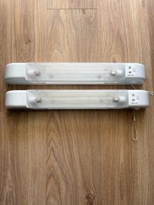Dual Voltage Bathroom Shaver Lights