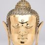 Buddha Head (25cm) - Polished Bronze Image 10