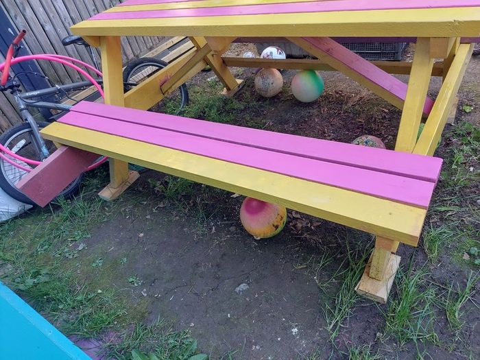 Garden table for 6 adults