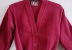 NEW-School Cardigan Burgundy