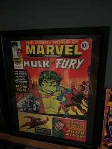 framed comic mighty world of Marvel 267