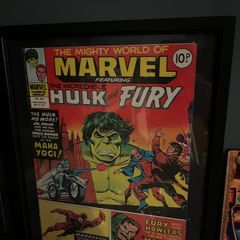 framed comic mighty world of Marvel 267