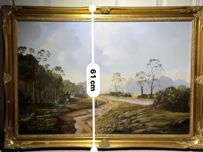 R.B. Higgins - Original Oil Painting - Ballyalton Downpatrick Co Down -1984 Irish Art