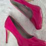 New Stunning Tamaris Neon Pink Heels s7/40 Image 3