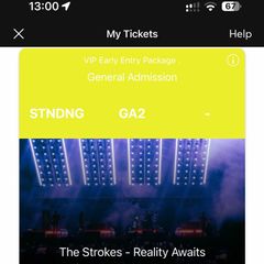 WTS: 1 x VIP Standing, The Strokes, Dublin, 28/11