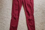 Red Chilli Wine High Waisted Jeans