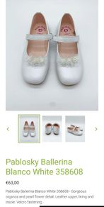 Pablosky Communion/Flowergirl shoes