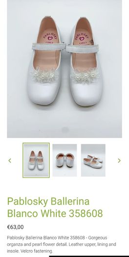 Pablosky Communion/Flowergirl shoes
