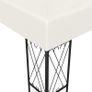 Gazebo 3x6 m Cream Fabric Image 4
