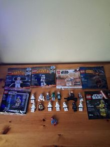 Lego star wars and ninjago minifigure bundle