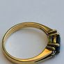 Vintage 14ct Yellow Gold Sapphire & Diamond Ring Image 8