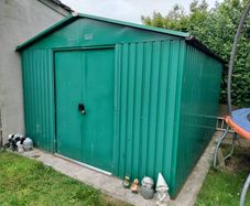Steel shed
