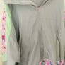 Helen Steele grey and floral Jacket with hood that folds into the collar Image 6