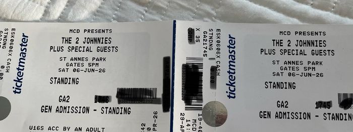 2 Johnnies Tickets