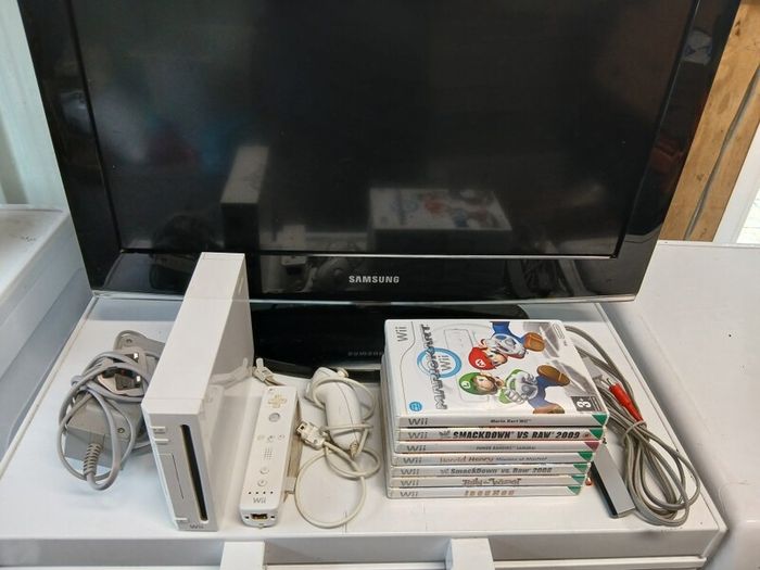 nintendo wii + games