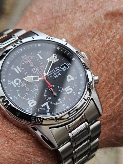 Watch Seiko Military Chronograph. Quartz