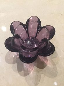 Pretty purple tee light holder