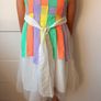 Carnival Kids Pastel Rainbow Dress | Girls Party Birthday Dress Image 5