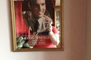 Vintage Elvis Presley Mirror Can Post