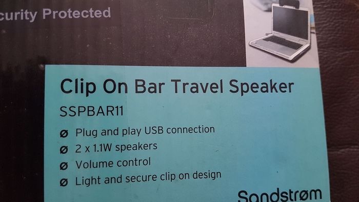 Travel speaker Sandstrom New
