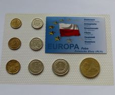 Poland Uncirculated coins set