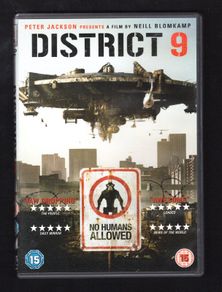 District 9 DVD Movie staring Sharlto Copley, David James and Jason Cope