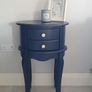 Navy Vintage Style Side Table Image 7