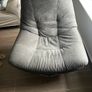 Grey 2 Seater Sofa, Swivel Chair & Matching Stools Image 2