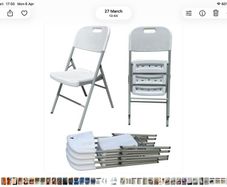 6 Foldable Outdoor Garden/ Party Chairs