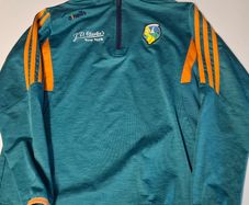 Leitrim GAA O'Neills Gaelic Football Half Zip Jersey (Youths 10-11 Years) FREE POST
