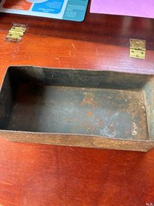 Antique tin box