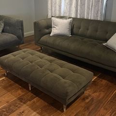 3.5 Seater Couch & Armchair & Footstool