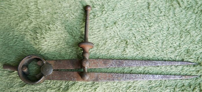 Vintage Moore & Wright Caliper Steel Spring Dividers - Good Condition