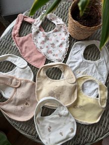 Eight Cute Baby Bibs