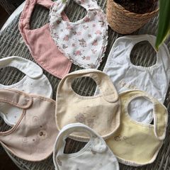 Eight Cute Baby Bibs