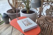 1970s Table with Lamp