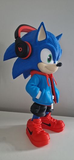 Sonic the Hedgehog Urban Vibes - 3D Fan Art Print (46cm)