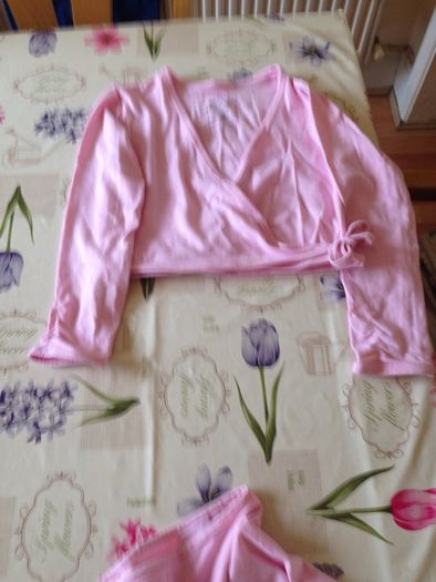 Pink ballerinas set x 3 cardigan, skirt & all in one