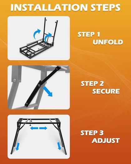 Collapsible Piano Keyboard Stand Adjustable and Portable Heavy Duty Music Stand - Fits 54/61/88 Key Electric Digital Pianos - Sturdy Musical Keyboard Table