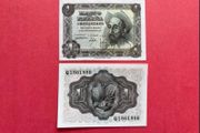 Spain  1 Peseta  1951. UNC