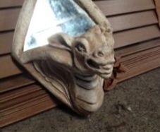 Halloween Gargoyle c/w Mirror Handmade Bespoke Design