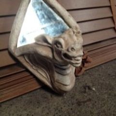 Halloween Gargoyle c/w Mirror Handmade Bespoke Design