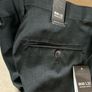 Mens Black suit Trousers 40 42 Image 4