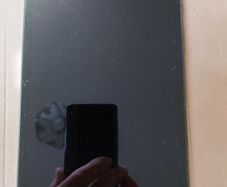 Samsung Galaxy Tab A, SM-T290, Pin locked, Crack on screen, for parts or repair