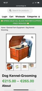 dog kennel / grooming bath