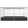 Aviary Silver 418x414x212 cm Steel Image 4