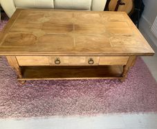 Solid Oak Coffee Table