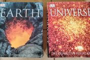 DK Universe &amp; Earth Hardcover Bundle  Large Definitive Visual Guides